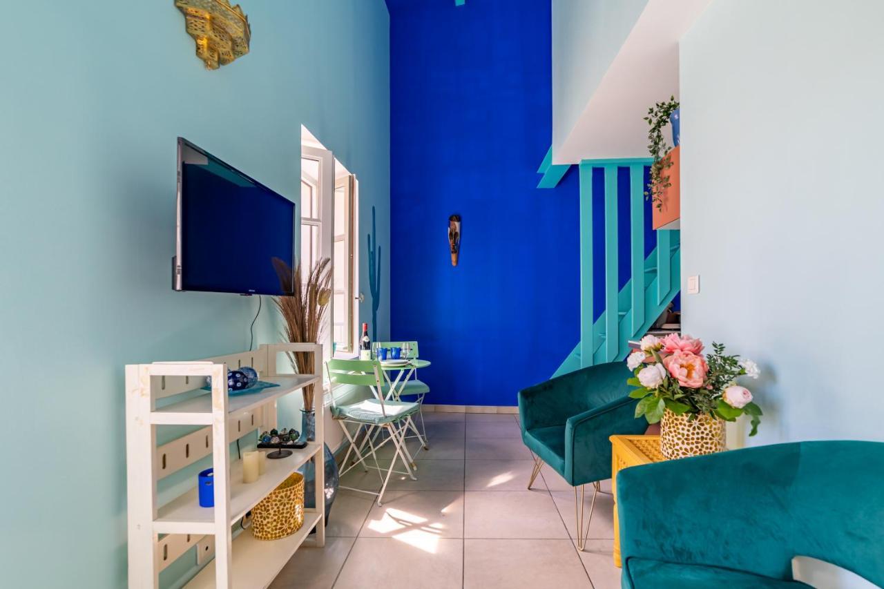 Le Reve Bleu Majorelle - Duplex Sur Les Toits - Une Nuit A Nîmes Exteriör bild