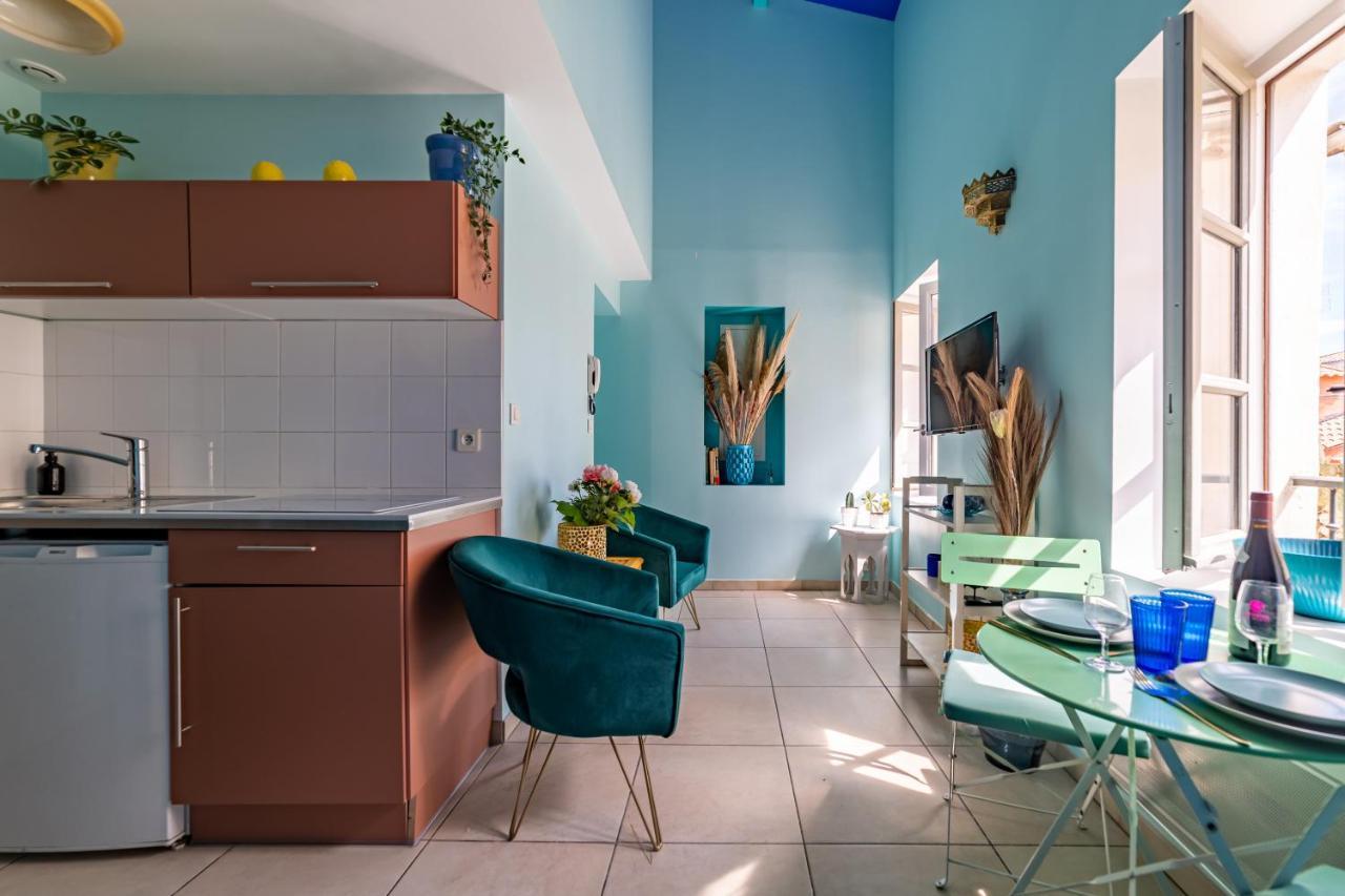 Le Reve Bleu Majorelle - Duplex Sur Les Toits - Une Nuit A Nîmes Exteriör bild
